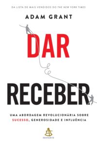 Capa do livro Dar e receber, de Adam Grant